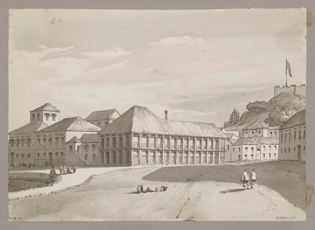 House of Mr. Whiteman ("the forty-pillared house"), Macao, by Unknown, 19