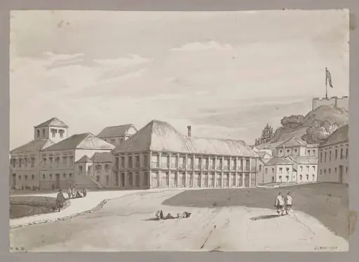House of Mr. Whiteman ("the forty-pillared house"), Macao, by Unknown