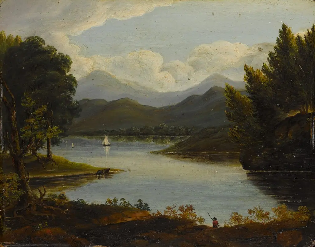 Hudson River Scene, by Unknown
