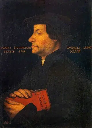 Huldrych Zwingli (1484 - 1531), by Unknown, 1550