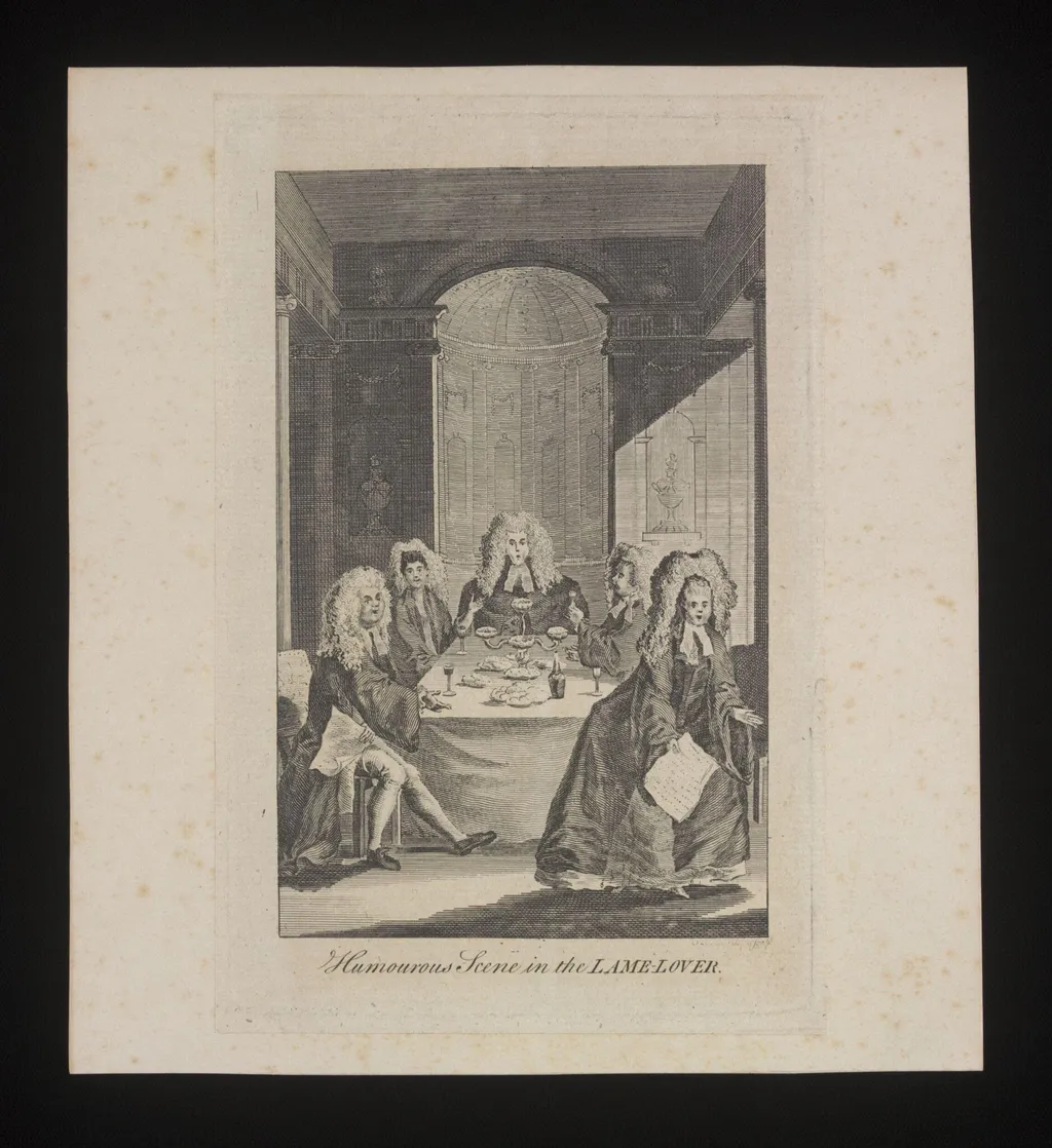 Humourous Scene in the Lame Love, by Unknown, 1850