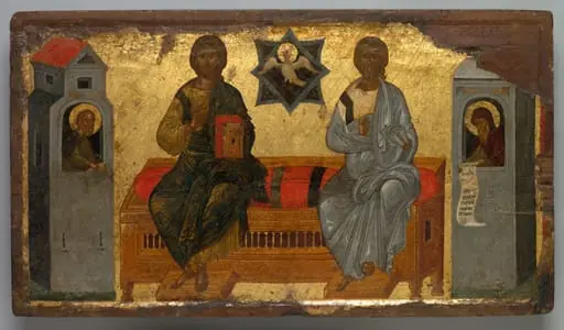 Icon of the New Testament Trinity, by Unknown