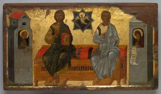Icon of the New Testament Trinity, by Unknown, 1450