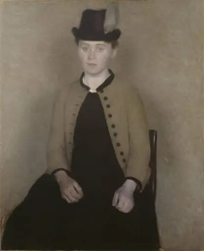 Ida Ilsted, later the Artist's Wife, by Unknown