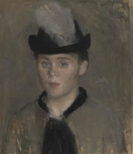 Ida Ilsted, the Artist's Fiancée. Sketch, by Unknown