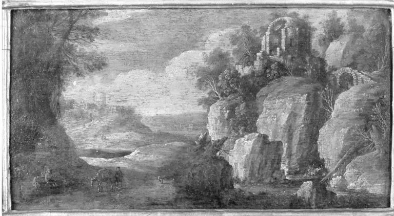 Ideallandschaft, by Unknown, unspecified, 1620