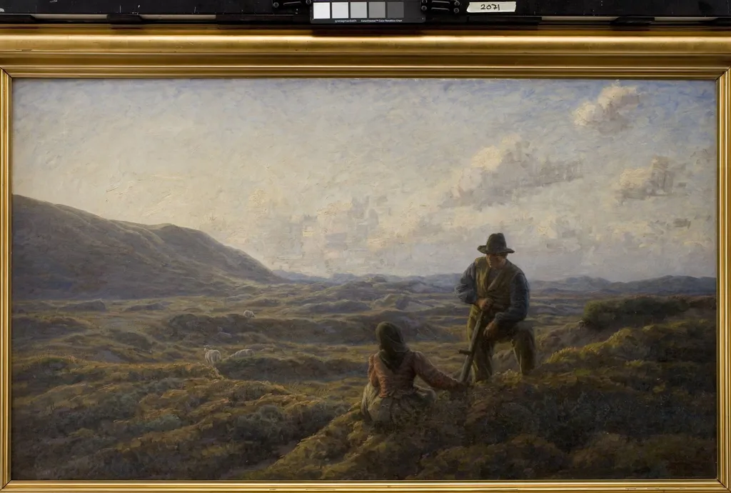 Idyl på heden, by Unknown, 1908
