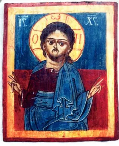 Iisus Hristos binecuvântând, by Unknown