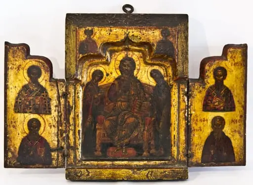 Iisus Hristos Mare Invățător, Mica Deisis, by Unknown