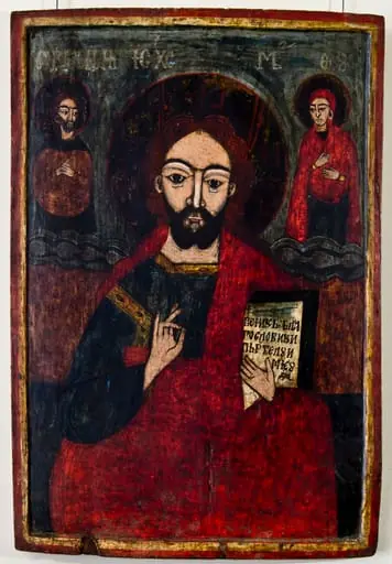 Iisus Hristos mare învățător (Mica Deisis), by Unknown