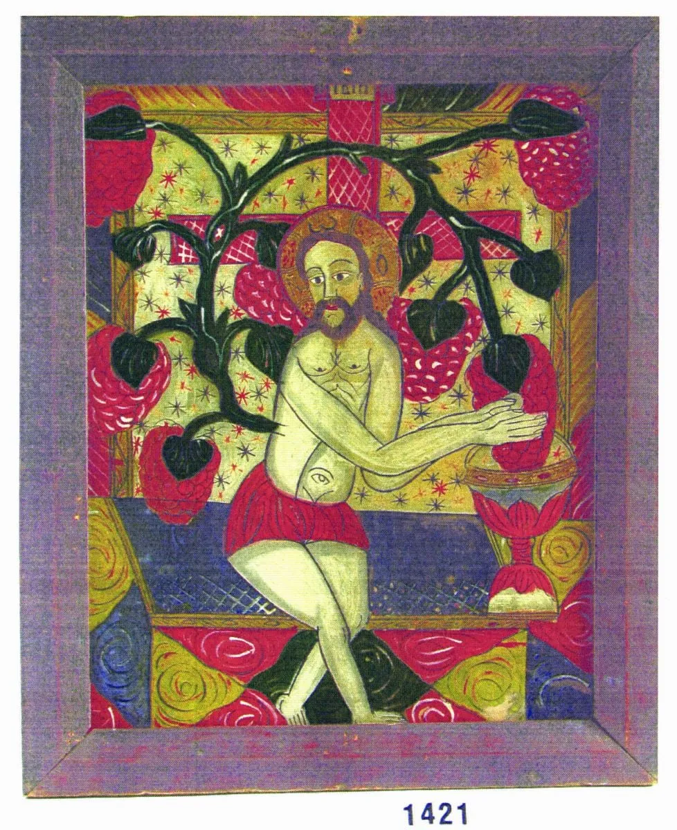 Iisus Hristos viță de vie, by Unknown, 1850