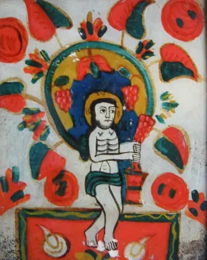 Iisus și vița de vie, by Unknown