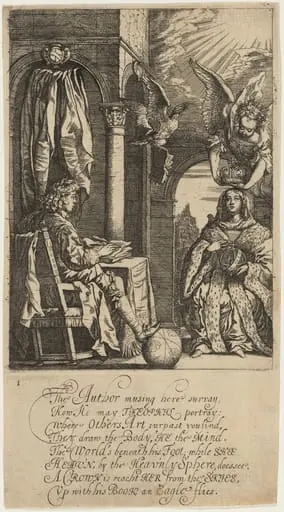 Illustration for Edward Benlowes, Theophila, by Unknown