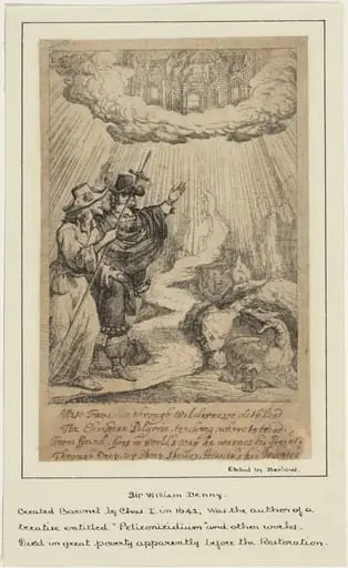 Illustration for Sir William Denny, Peliconicidium, by Unknown