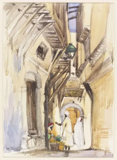 In Arab Quarter Algiers, by Unknown
