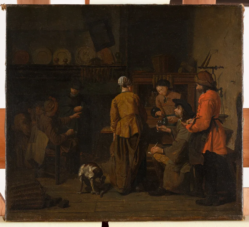 In der Schenke, by Unknown, 1750