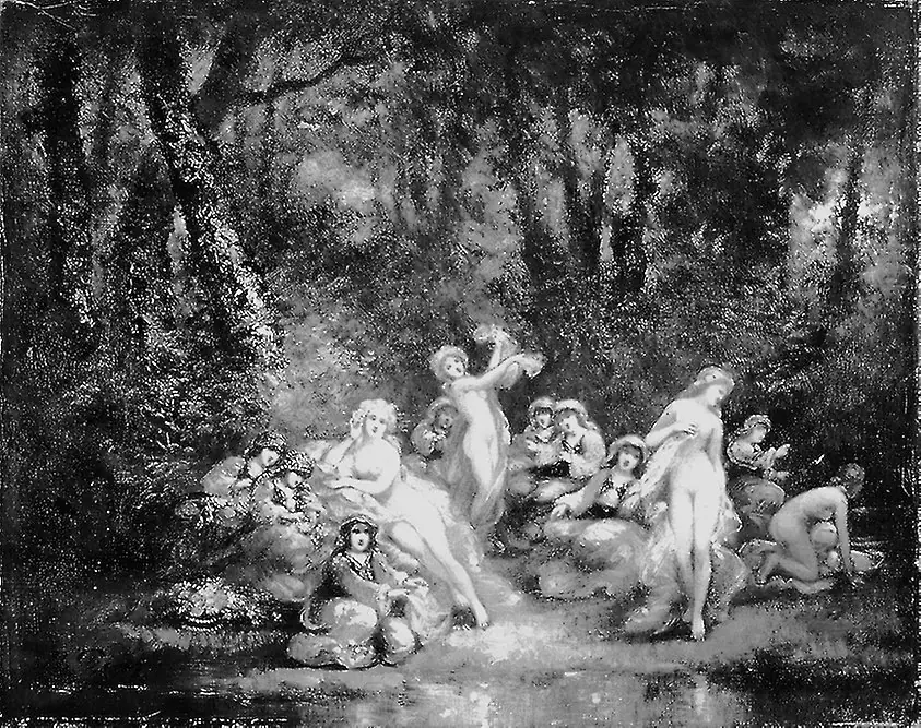 In the Woods, by Unknown