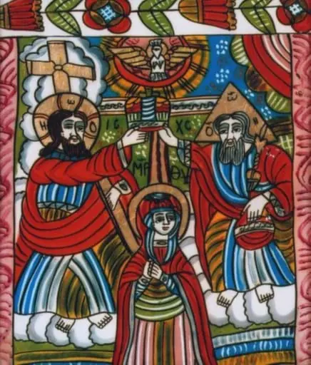 Încoronare Maicii Domnului, by Unknown
