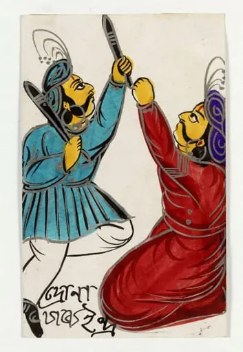 Indra and Drona, by Unknown