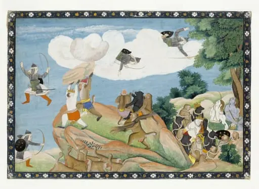Indrajit, Rama and Lakshmana, by Unknown