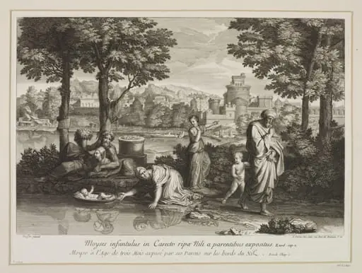 Infant Moses, by Unknown