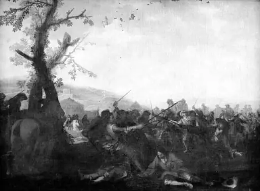 Infantry Skirmish, by Unknown
