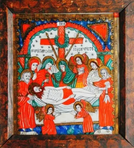 Îngroparea lui Iisus Hristos (Plângerea; Prohodul), by Unknown