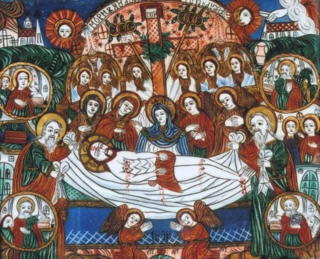 Îngroparea lui Iisus (Prohodul Domnului), by Unknown, 1894