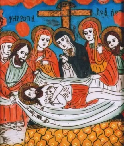 Îngroparea lui Iisus (Prohodul Domnului), by Unknown