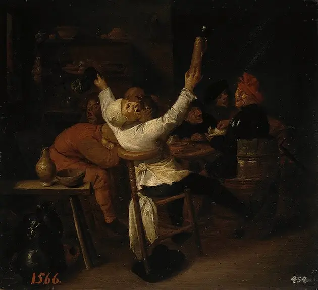 Innkeeper Singing (copy), by Unknown