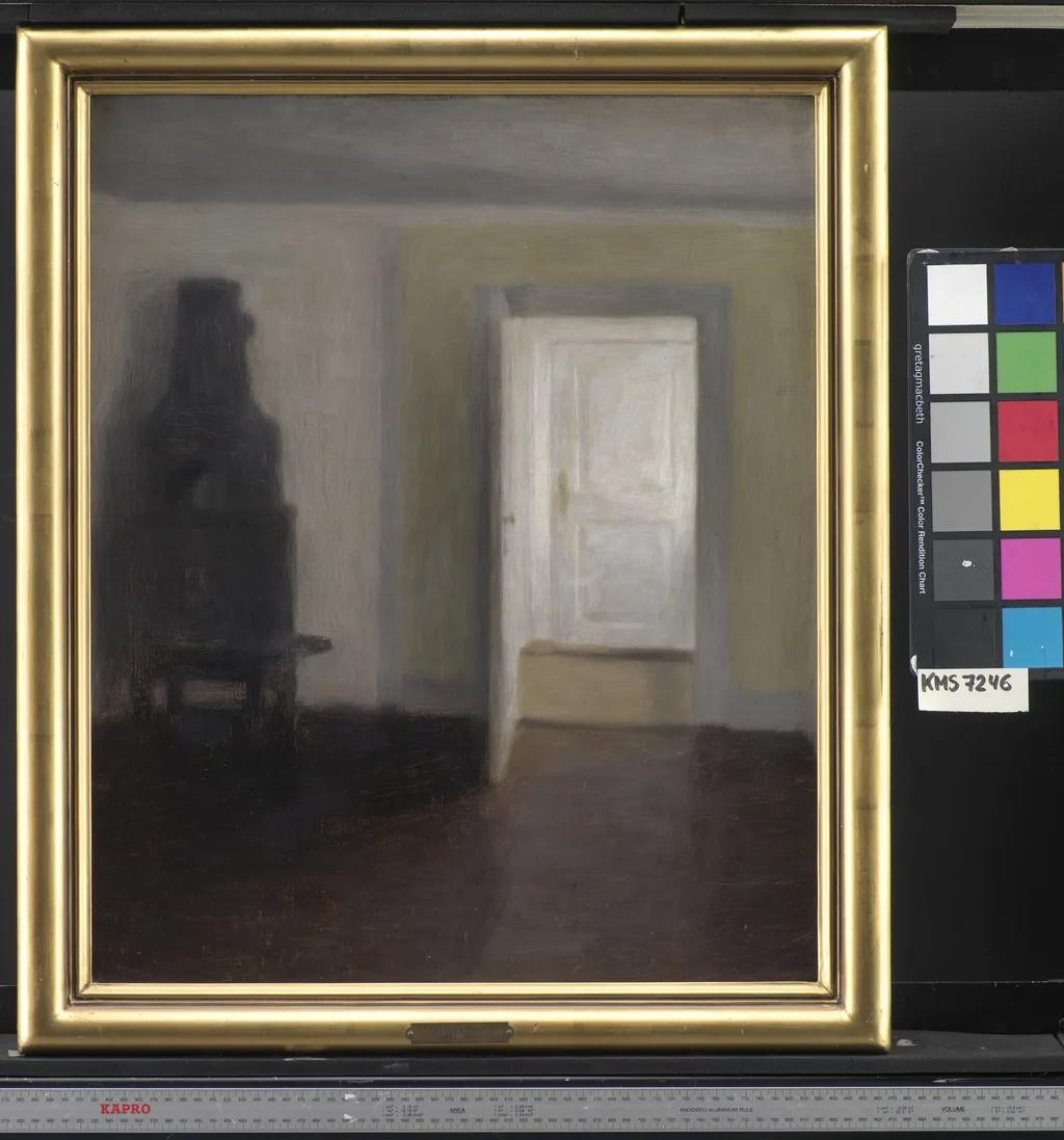 Interior. An Old Stove, by Unknown, 1888