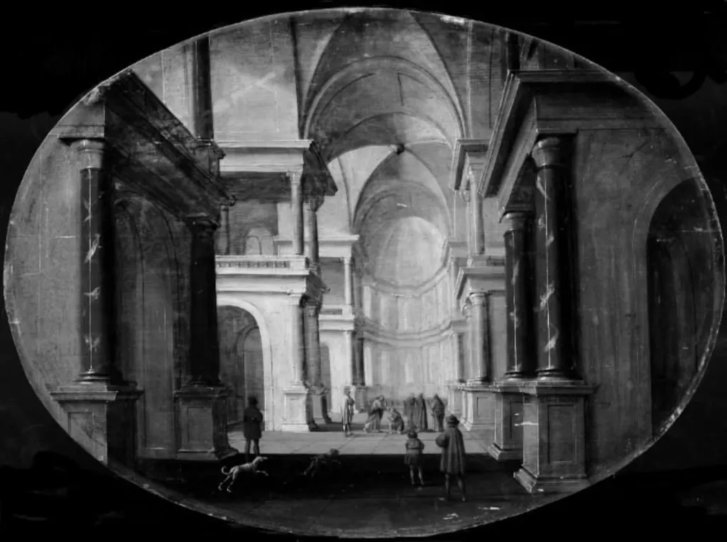 Interior of a Church, by Unknown, 1650