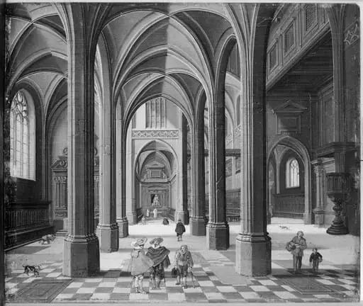 Interior of a Church, by Unknown