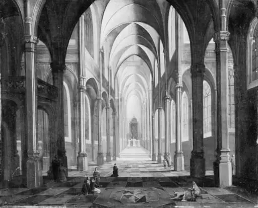 Interior of a Church, by Unknown