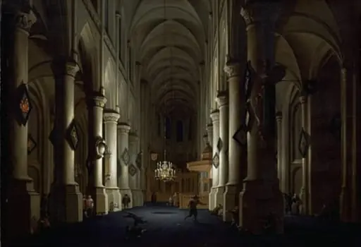Interior of a Church, by Unknown