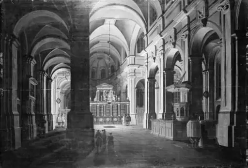 Interior of a Church, by Unknown