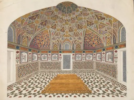 Interior of I'timad ad-Daula's tomb, by Unknown