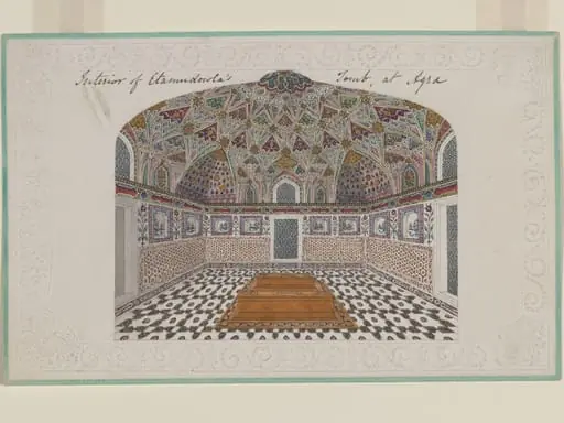 Interior of Tomb of Itimad ud-Daula., by Unknown