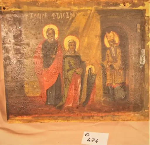 Intrarea în biserică, by Unknown