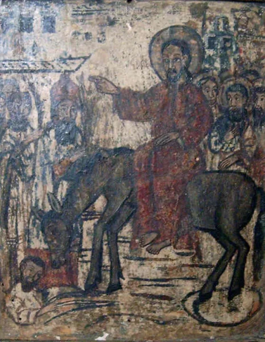 Intrarea în Ierusalim a lui Iisus Hristos, by Unknown, 1850