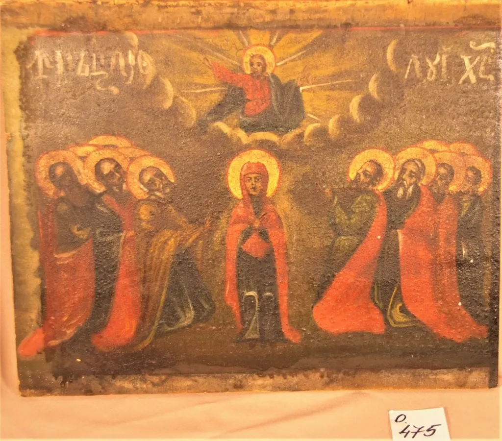 Intrarea în Ierusalim sau Duminica Floriilor, by Unknown, 1850