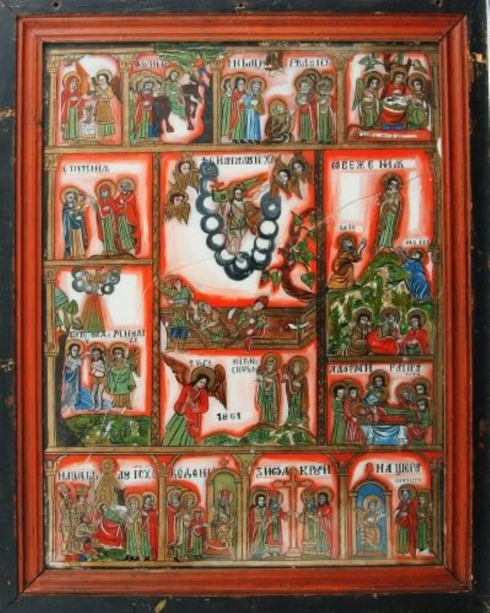 Învierea lui Iisus Hristos, by Unknown, 1851