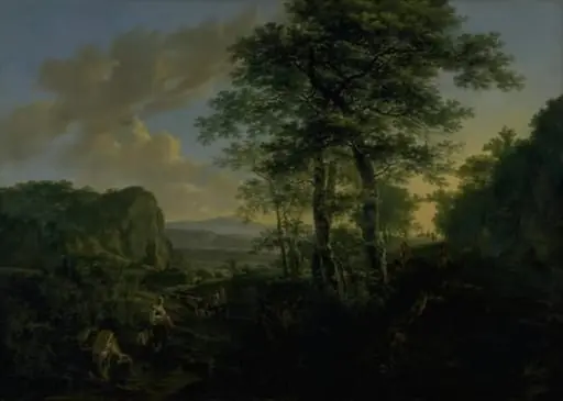 Italian Landscape, by Unknown