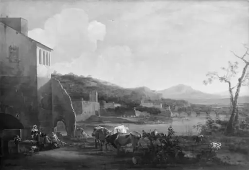 Italian Landscape, by Unknown