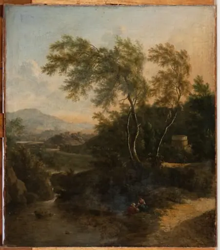 Italienische Landschaft, by Unknown