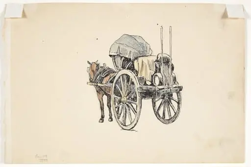 Italiensk fragtvogn, by Unknown