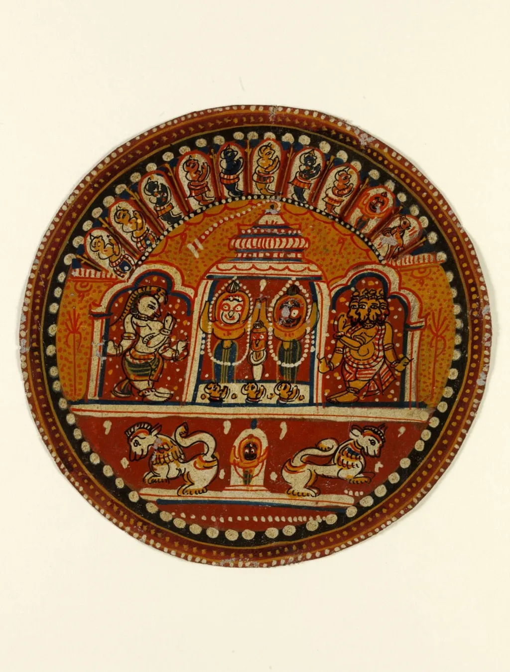 Jagannath traid, by Unknown, paint, 1910