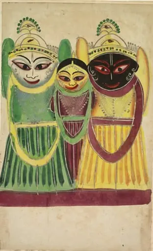 Jagannatha Trio (verso), by Unknown