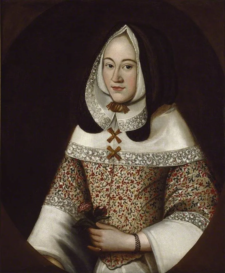 Jane, first Wife of John Tradescant the Younger, by Unknown, oil, 1630