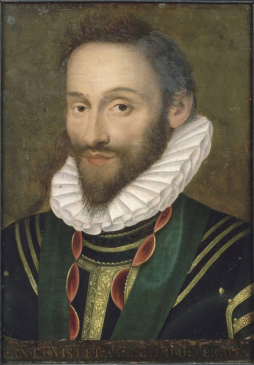Jean Louis de Nogaret de La Valette (1554-1642), French admiral, by Unknown, oil, 1597